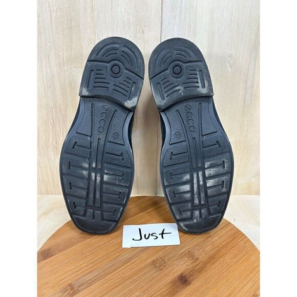 Ecco Helsinki Black Leather Dress Shoes Mens Size 44 US 10/10.5 - Picture 8 of 8